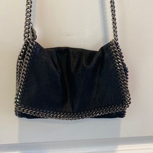 Stella McCartney Falabella Mini Shoulder Bag (Black)